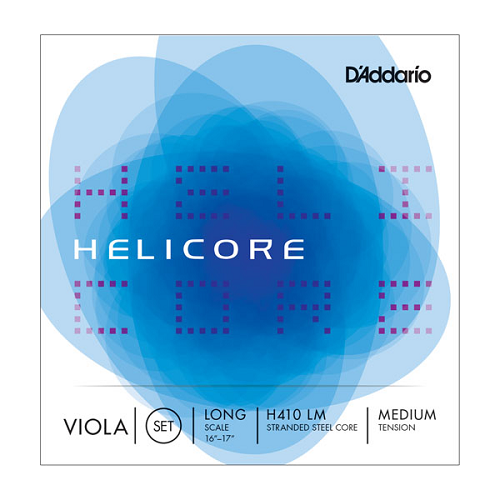 D'Addario  Helicore Viola String SET, Long Scale, Medium Tension
