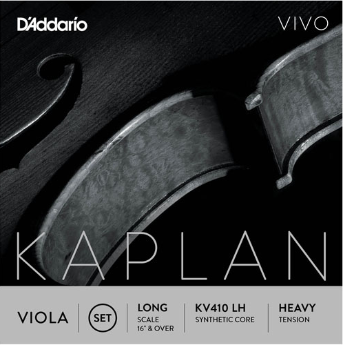 D'Addario  Kaplan Vivo Viola String SET, Long Scale, Heavy Tension