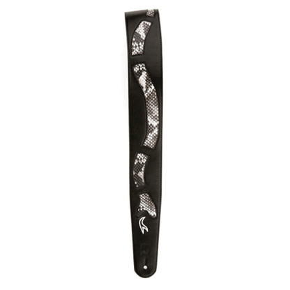 D'Addario  Planet Waves Snake Skin Window Leather Guitar Strap