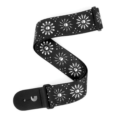 D'Addario Planet Waves Skull Burst Woven Guitar Strap