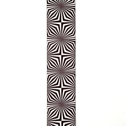 D'Addario Planet Waves White Optical Art Woven Guitar Strap