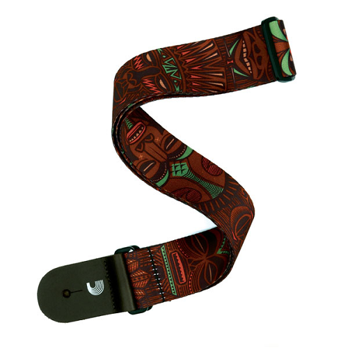 D'Addario  Planet Waves African Masks Woven Polyester Guitar Strap