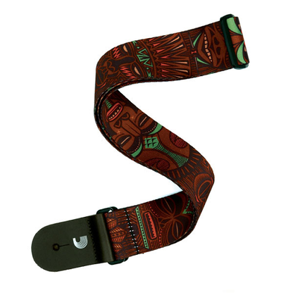 D'Addario  Planet Waves African Masks Woven Polyester Guitar Strap