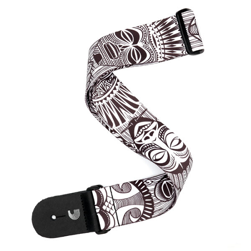 D'Addario  Planet Waves African Masks Woven Polyester Guitar Strap