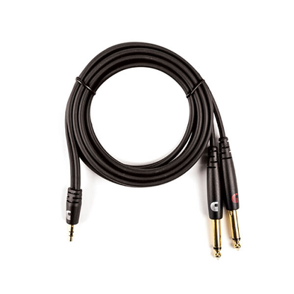 D'Addario  Custom Series 1/8" to Dual 1/4" Audio Cable
