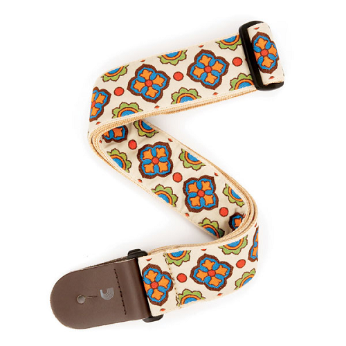 D'Addario Planet Waves Latin Tile Art Traditional Woven Guitar Strap