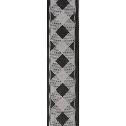 D'Addario Planet Waves Americana Woven Buffalo Check-Grey Guitar Strap