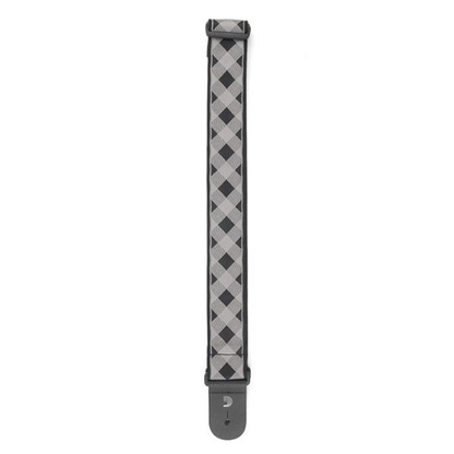 D'Addario Planet Waves Americana Woven Buffalo Check-Grey Guitar Strap