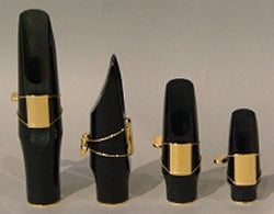 Brancher Hard Rubber Baritone Mouthpiece W/ Gold Plated Ligature