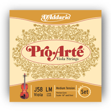 D'Addario Viola String - Pro Arte A Alum Wnd
