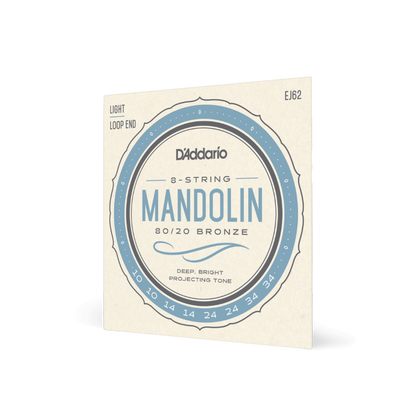 D'Addario  Mandolin Strings EJ62 80/20 Phosphor Bronze