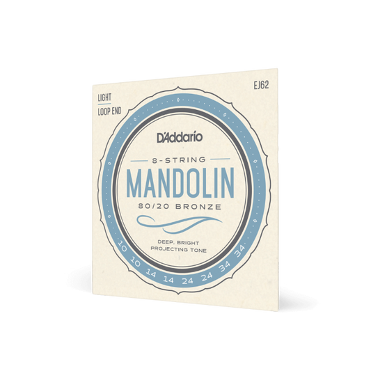 D'Addario  Mandolin Strings EJ62 80/20 Phosphor Bronze