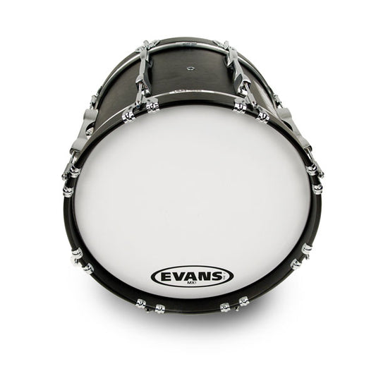 Evans White Marching Bass Drum Head - 32 MX1