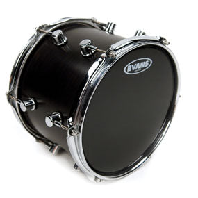 Evans Resonant Black Tom Head - 18