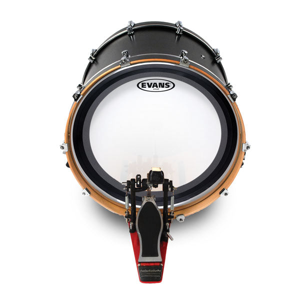 Evans EMAD Coated White Bass Drum Head, 22 Inch