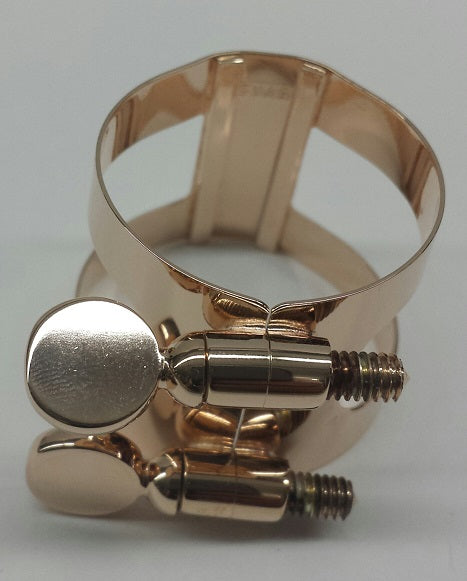 Bonade Inverted Tenor Sax Plated Ligature - Rose Gold - 2255UGP