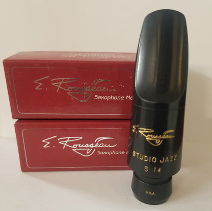 Original E. Rousseau Studio Jazz Tenor Sax Hard Rubber Mouthpiece DISCONTINUED