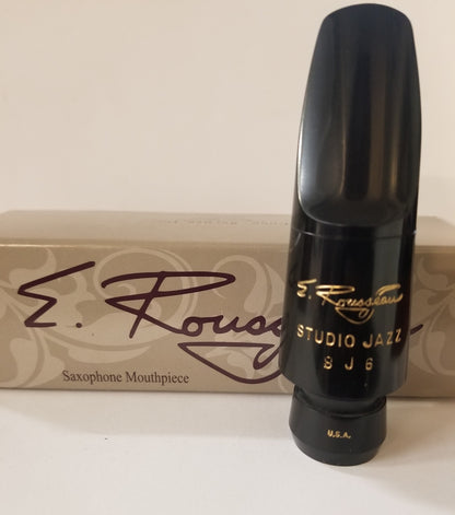 Original E. Rousseau Studio Jazz Tenor Sax Hard Rubber Mouthpiece DISCONTINUED