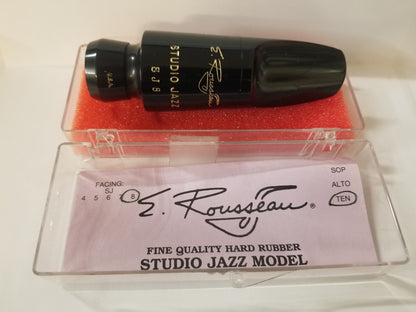Original E. Rousseau Studio Jazz Tenor Sax Hard Rubber Mouthpiece DISCONTINUED