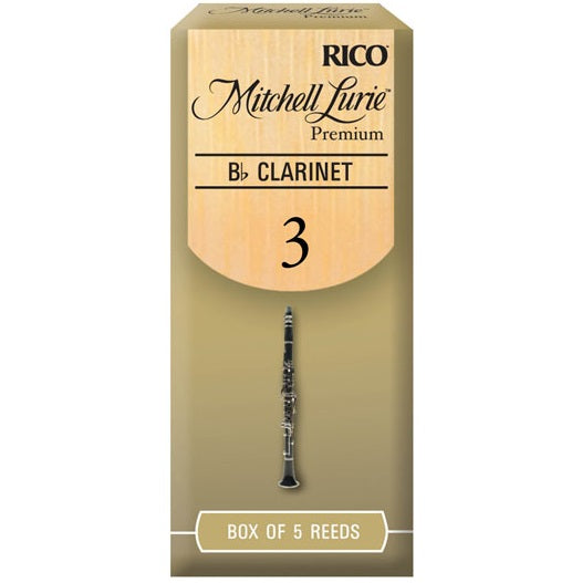 Mitchell Lurie Premium Bb Clarinet Reeds - 5 Per Box DISCONTINUED